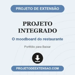 Projeto Integrado de O moodboard do restaurante pronto para download