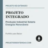 Projeto Integrado de Produção Industrial Solaris Energias Renováveis pronto para download