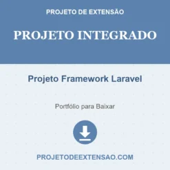 Projeto Integrado de Projeto Framework Laravel pronto para download