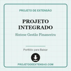 Projeto Integrado de Síntese Gestão Financeira pronto para download