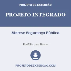 Projeto Integrado de Síntese Segurança Pública pronto para download
