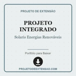 Projeto Integrado de Solaris Energias Renováveis pronto para download