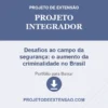 Projeto Integrador de Desafios ao campo da segurança: o aumento da criminalidade no Brasil pronto para download